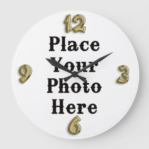 Your Photo Here Wall Clock