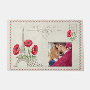 YOUR photo in Paris France doormat