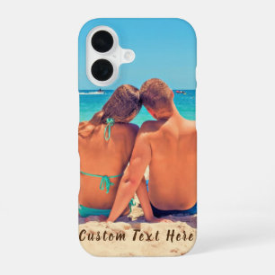Your Photo iPhone Case with Custom Text