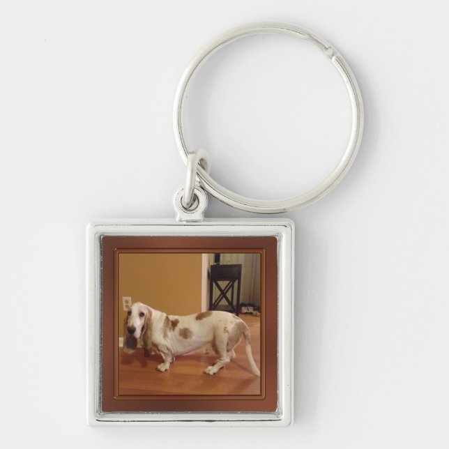 Your Photo Keychain, Small, Large, Round or Square Keychain (Front)