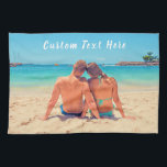 Your Photo Kitchen Towel with Custom Text<br><div class="desc">Custom Photo and Text Kitchen Towels - Your Own Design - Special - Personalized Family / Friends or Personal Towel Gift - Add Your Text and Photo - Resize and move or remove /add elements - image / image with Customization tool. Choose / add your favourite font / text colour...</div>