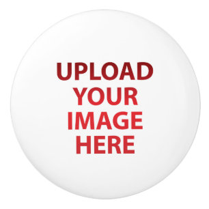 Your Photo Logo Full Size Ceramic Knob