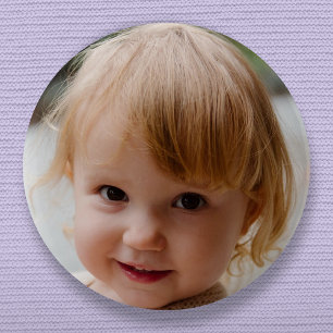 Your Photo Make Your Own Cute Photograph 2 Inch Round Button