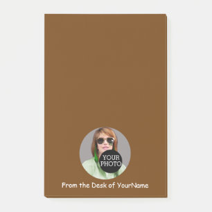 Your Photo Message Customize This Easily Brown Post-it Notes