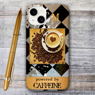 Your Photo Monogram Coffee Phone Case