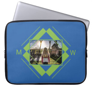 YOUR Photo & Monogram laptop sleeves