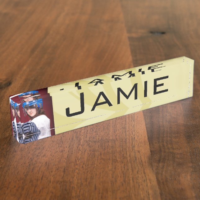 Your Photo Name Plate (Side)