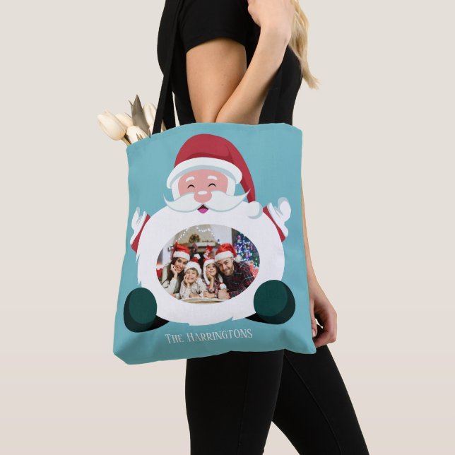 YOUR photo & name Santa bags (Close Up)
