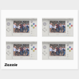 Your Photo Old School Handheld Electronic Gaming Sticker
