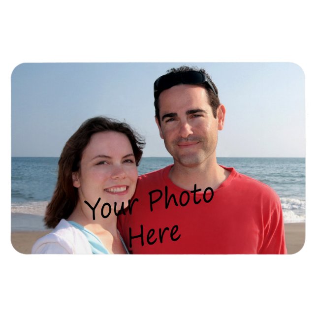 Your Photo On A Flexible Vinyl Magnet (Horizontal)