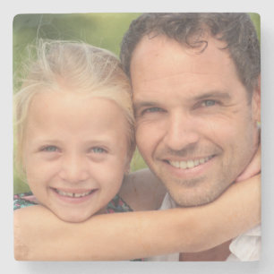 Your photo on stone coaster