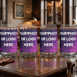 Your Photo or Logo Here – Personalized Cups & Glas Can Glass
