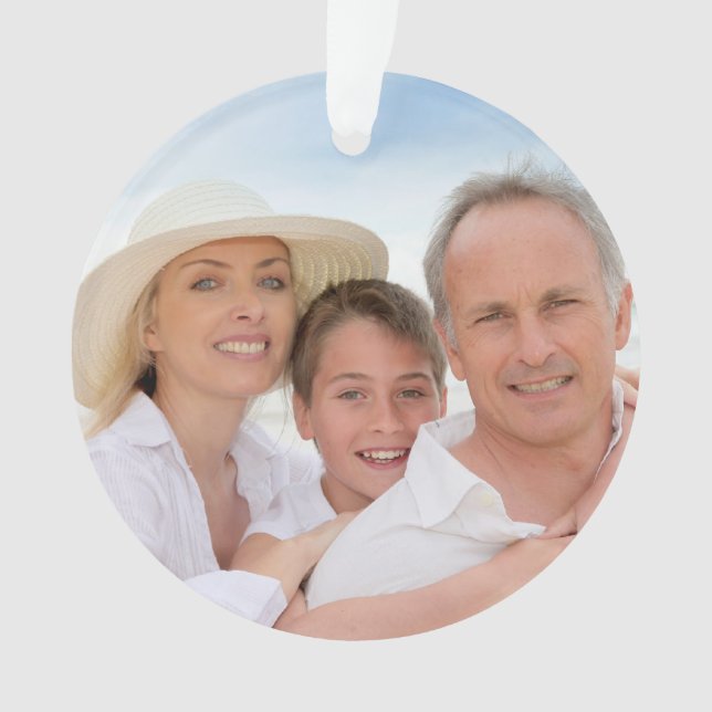 Your Photo Ornament or Tag (Front)