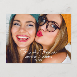 Your photo   personalize with names, dates postcard