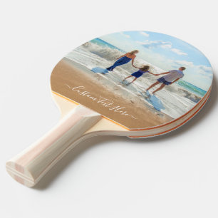 Your Photo Ping Pong Paddle with Custom Text