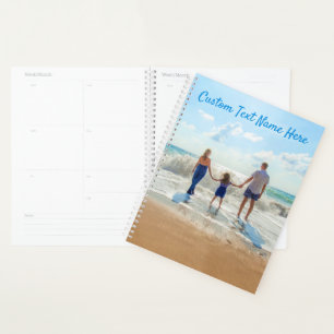 Your Photo Planner with Custom Text