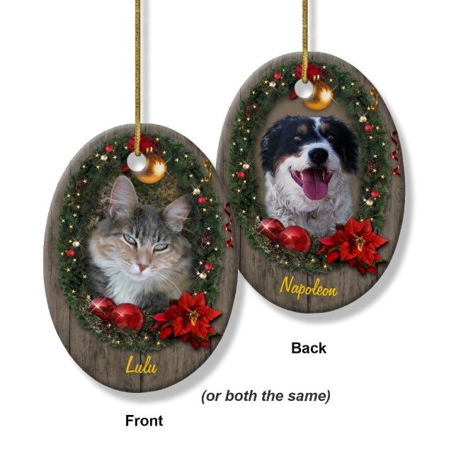 Your Photo(s) Ceramic Ornament (Creator Uploaded)