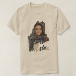YOUR PHOTO State Of Maine Shape T-shirt