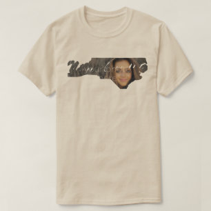 YOUR PHOTO State Of North Carolina Shape T-shirt