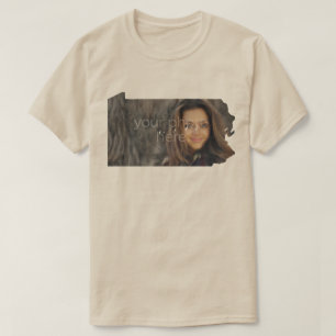 YOUR PHOTO State Of Pennsylvania Shape T-shirt