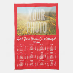 Your Photo Tea Towel Calendar