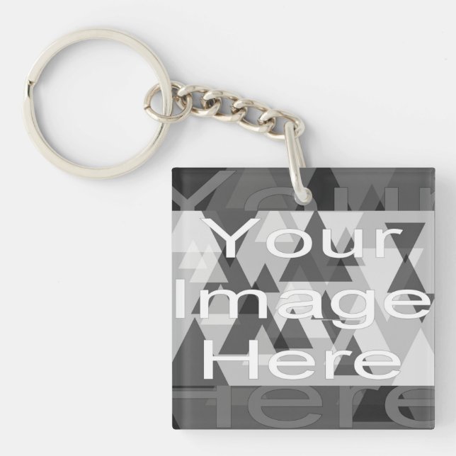Your Photo Template Keychain (Front)