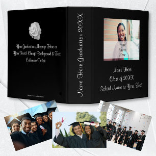 Your Photo, Text and Colours Graduation Photo Albu Binder