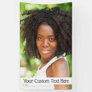 YOUR Photo & Text custom banner