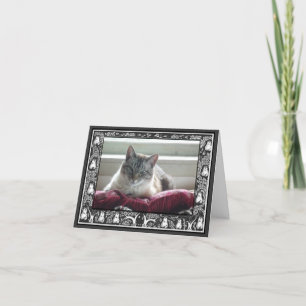 Your Photo Wedding Thank You Black and White Art