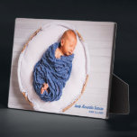 Your PHOTO with Built in Stand Plaque<br><div class="desc">A frameless, timeless way to display favourite photos or artwork! Perfect for newborn, family photos, graduation, wedding keepsake, engagement gift, family reunion, or any other special event. Simply upload your favourite photo - choose "personalize further" then Design Placement (on the left) to choose vertical or horizontal layout - adjust the...</div>