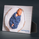 Your PHOTO with Built in Stand Plaque<br><div class="desc">A frameless, timeless way to display favourite photos or artwork! Perfect for newborn, family photos, graduation, wedding keepsake, engagement gift, family reunion, or any other special event. Simply upload your favourite photo - choose "personalize further" then Design Placement (on the left) to choose vertical or horizontal layout - adjust the...</div>