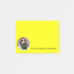 Your Photo Your Message Customize Easily Yellow Post-it Notes