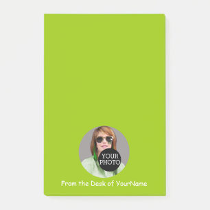 Your Photo Your Message Customize This Easily lime Post-it Notes
