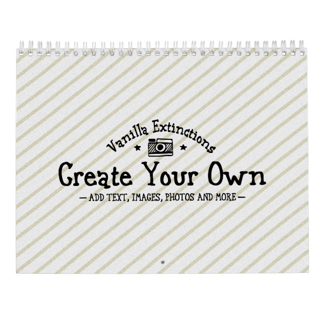 Your Photos Create Your Own Calendar (Back)