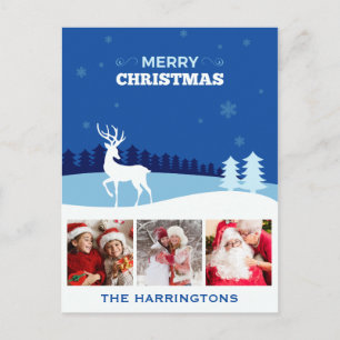 YOUR PHOTOS custom Christmas postcard