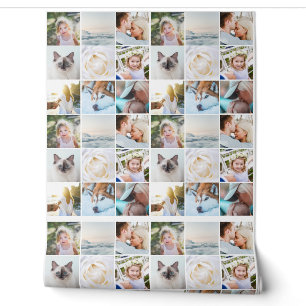 Your Photos Custom Collage Modern Simple Wallpaper
