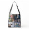 YOUR PHOTOS custom collage template tote bags