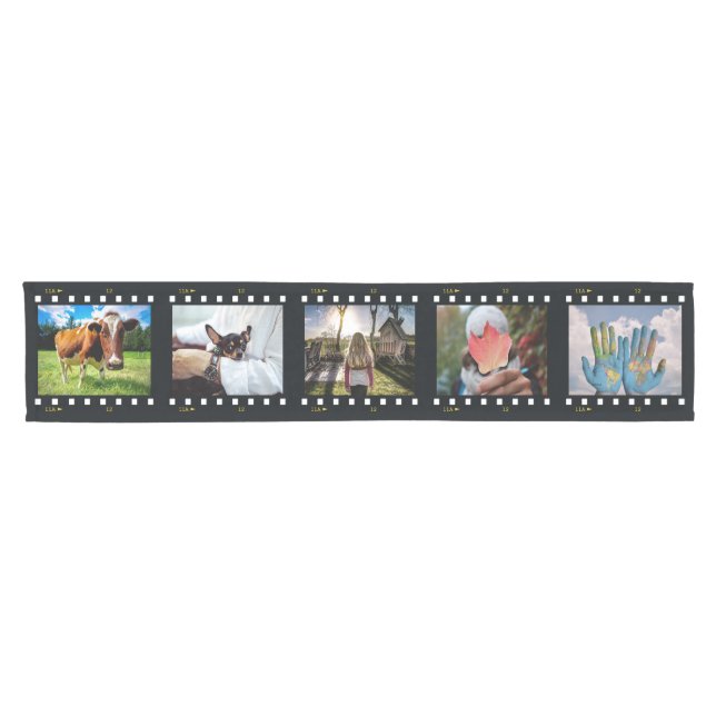 YOUR PHOTOS custom template table runner (Horizontal)