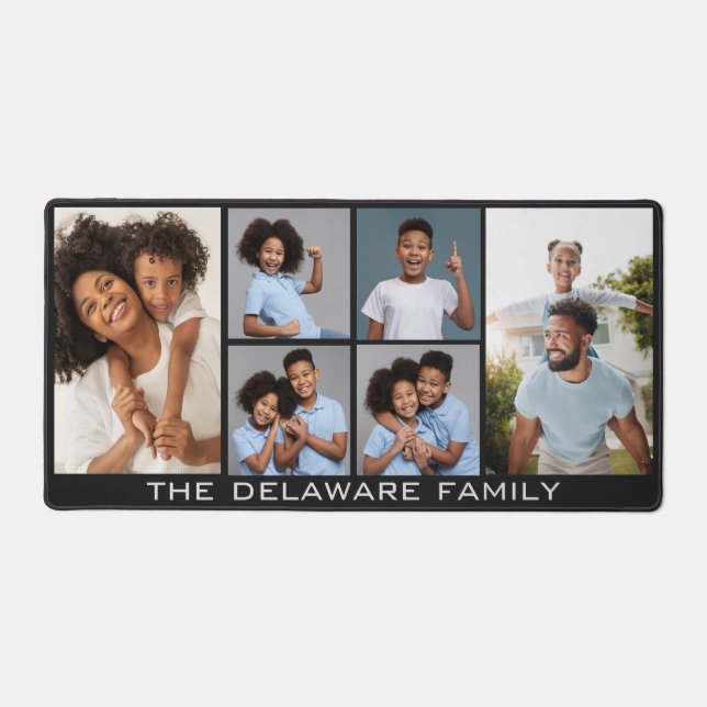 YOUR Photos, Text & Colour Desk Mat (Front)