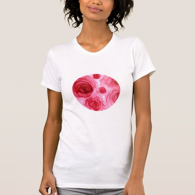 Your picture in circle. Personalize   T-Shirt (Front)