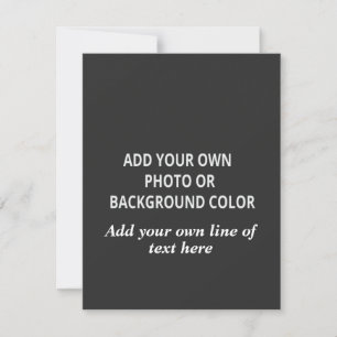Your picture or background color. Your text Throw  Card