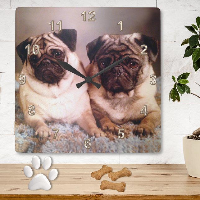 YOUR PICTURE Wall Clocks with INSTRUCTIONS (Photo Wall Clock. Dog Photo Clock. Clock with Picture. Personalized Wall Clocks. Memorial Clock.)