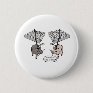 Your Place (Cells) or Mine? 2 Inch Round Button