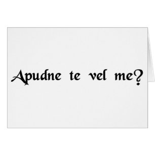 Your place or mine?