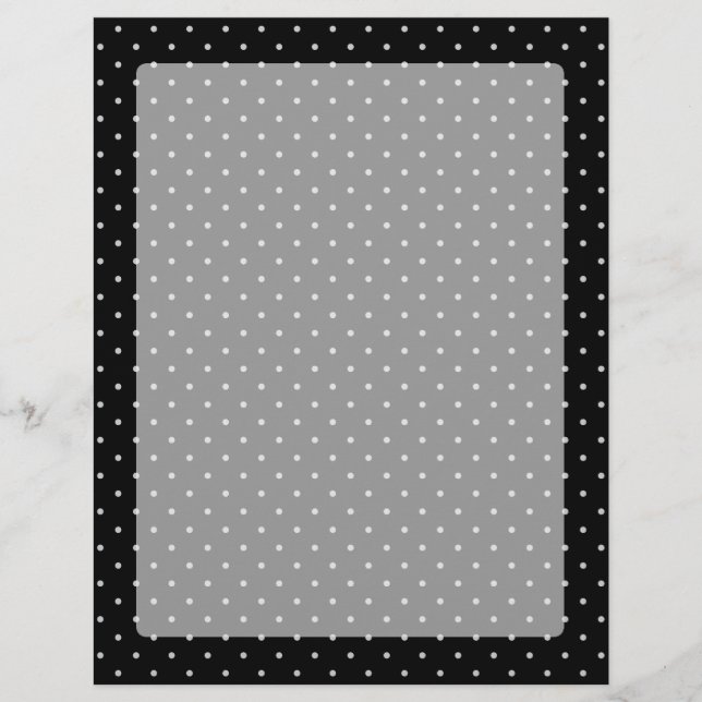 Your Polka Dots Colour on Black Click Customize (Front)