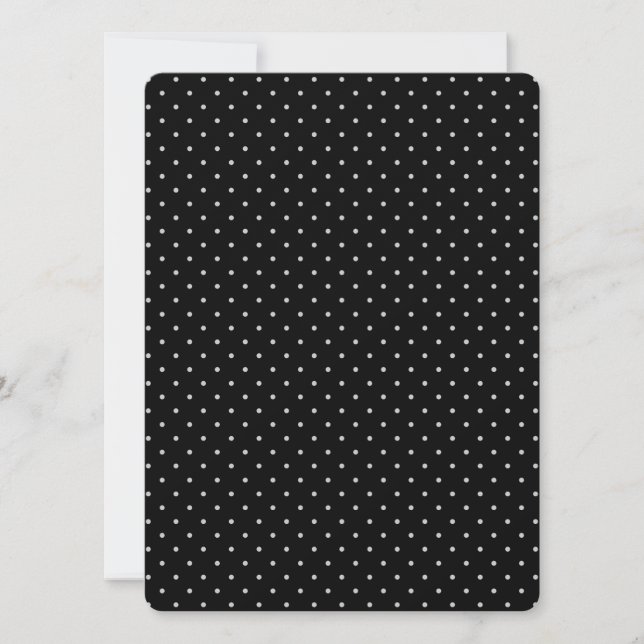 Your Polka Dots Colour on Black Click Customize (Front)