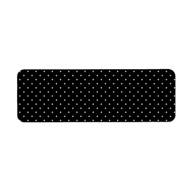 Your Polka Dots Colour on Black Click Customize (Front)