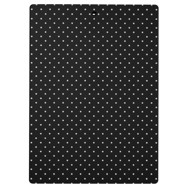 Your Polka Dots Colour on Black Click Customize Clipboard (Back)