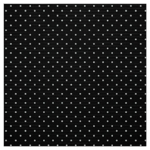Your Polka Dots Colour on Black Click Customize Fabric