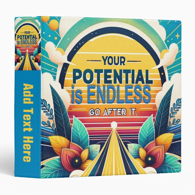 Your Potential is Endless Binder (Front/Spine)